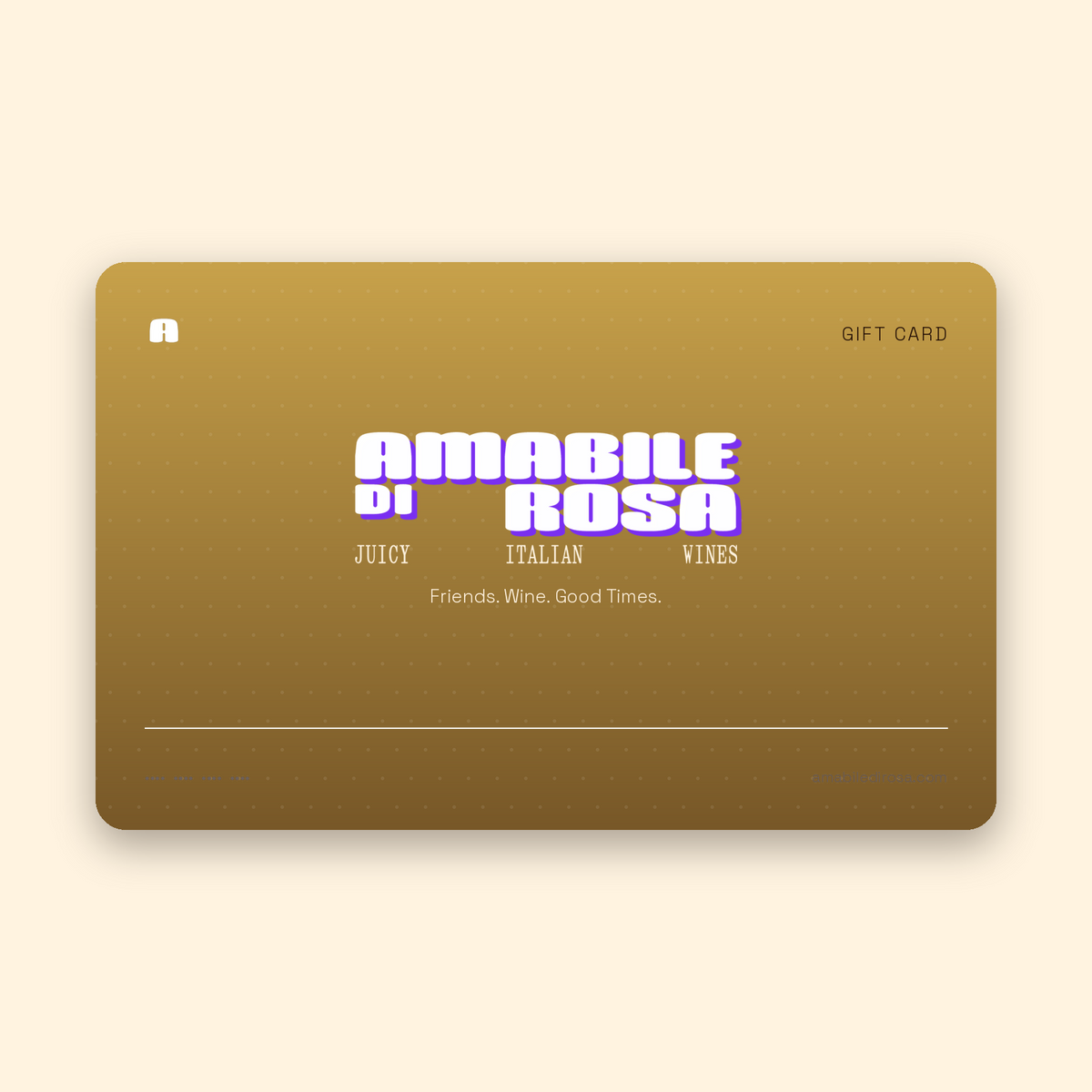 Amabile di Rosa gift card - £125 Gold