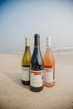 The Amabile di Rosa trio on the beach